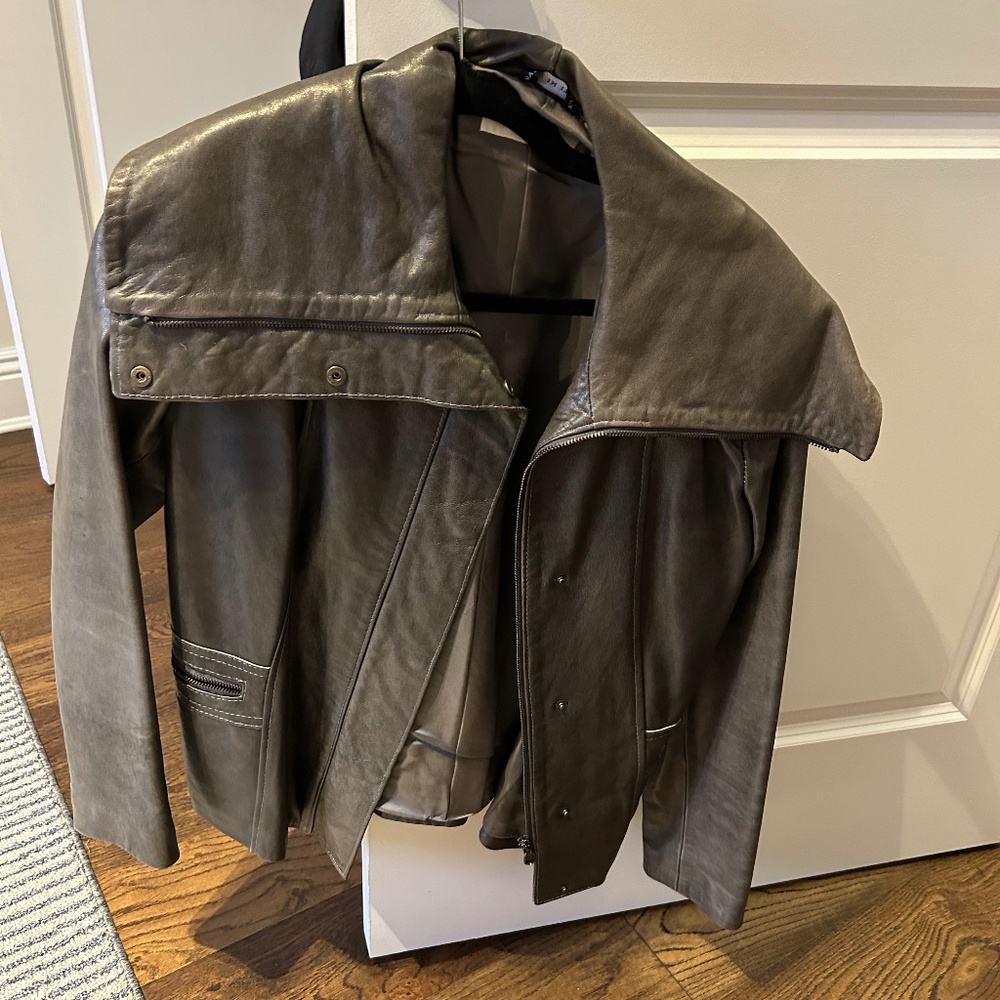 Leather jacket